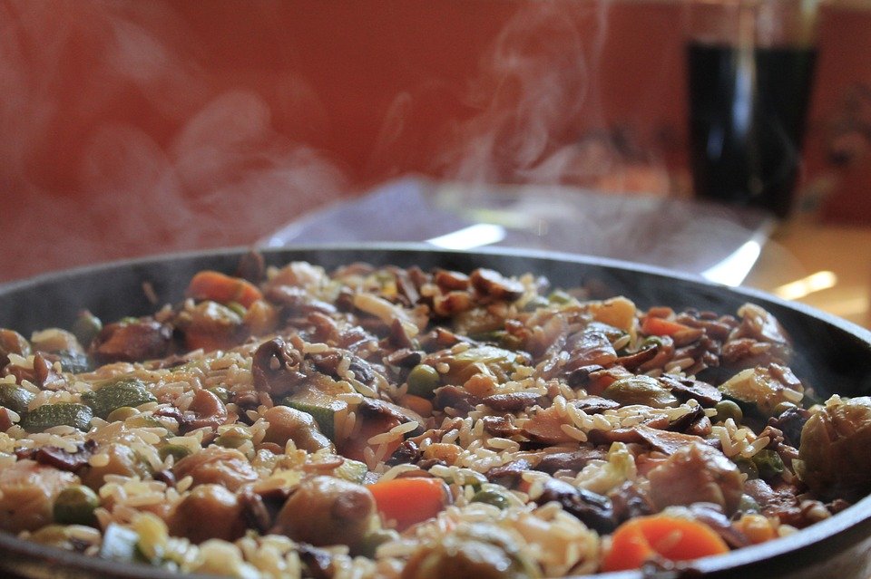 poêle paella